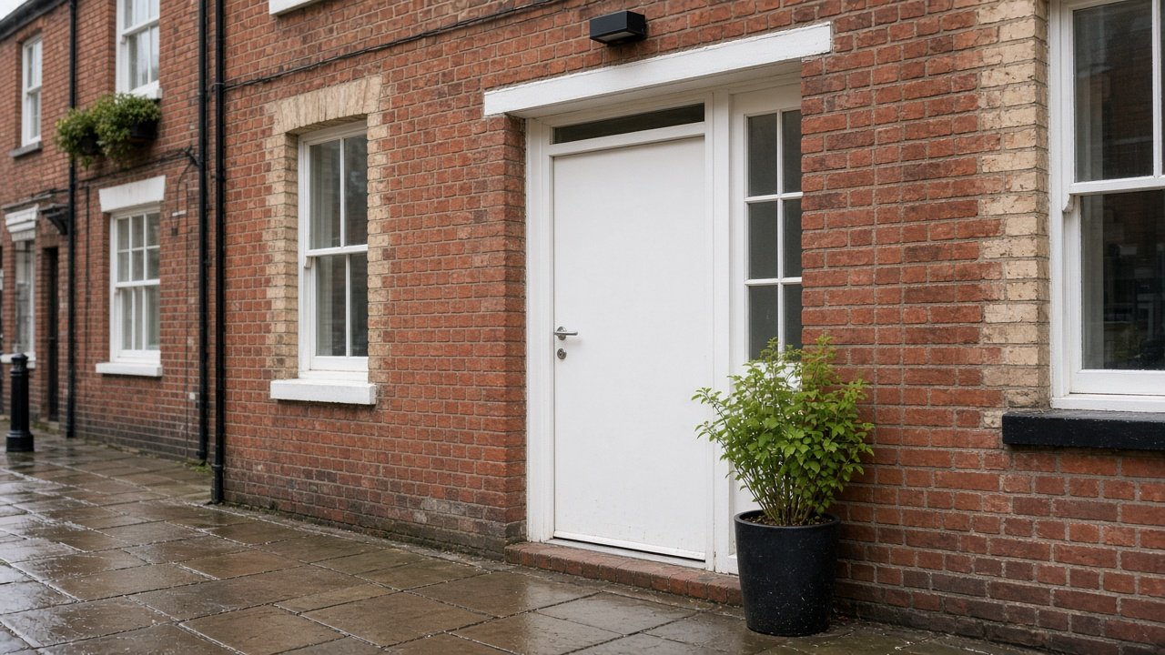 British high-street dental practice exterior