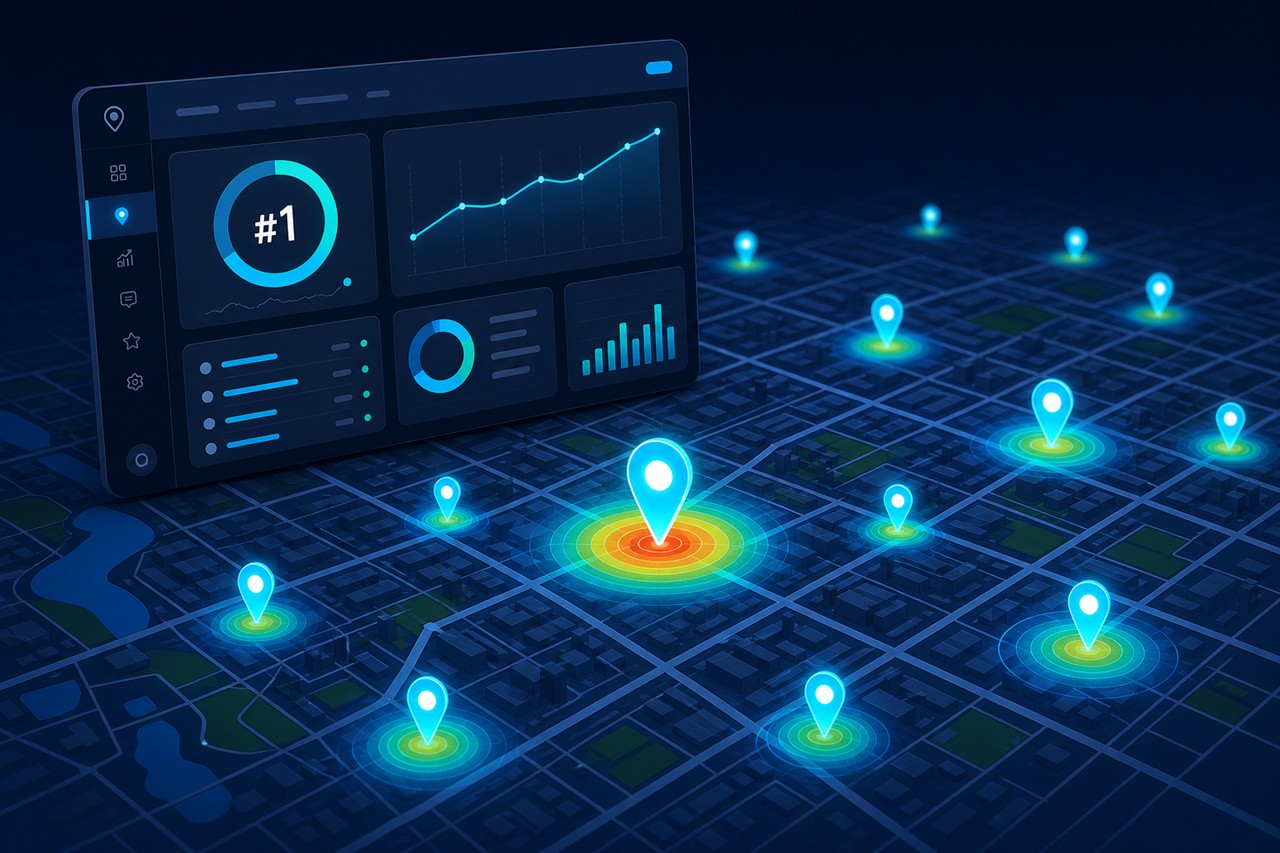 Keyword Rank Tracker & Position Checker related local SEO diagram