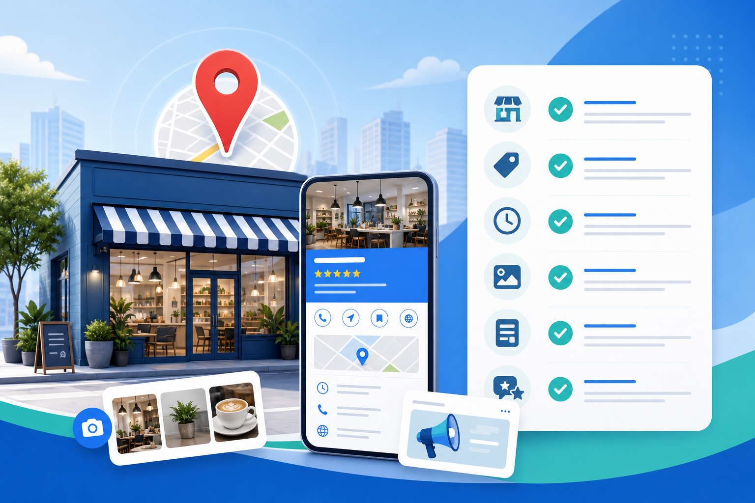 Google Business Profile optimization hero visual