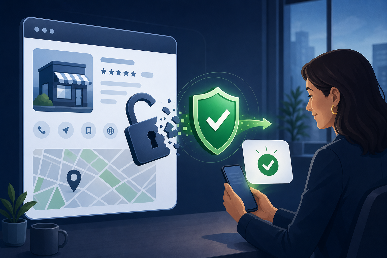 GMB recovery unlock and restored access illustration