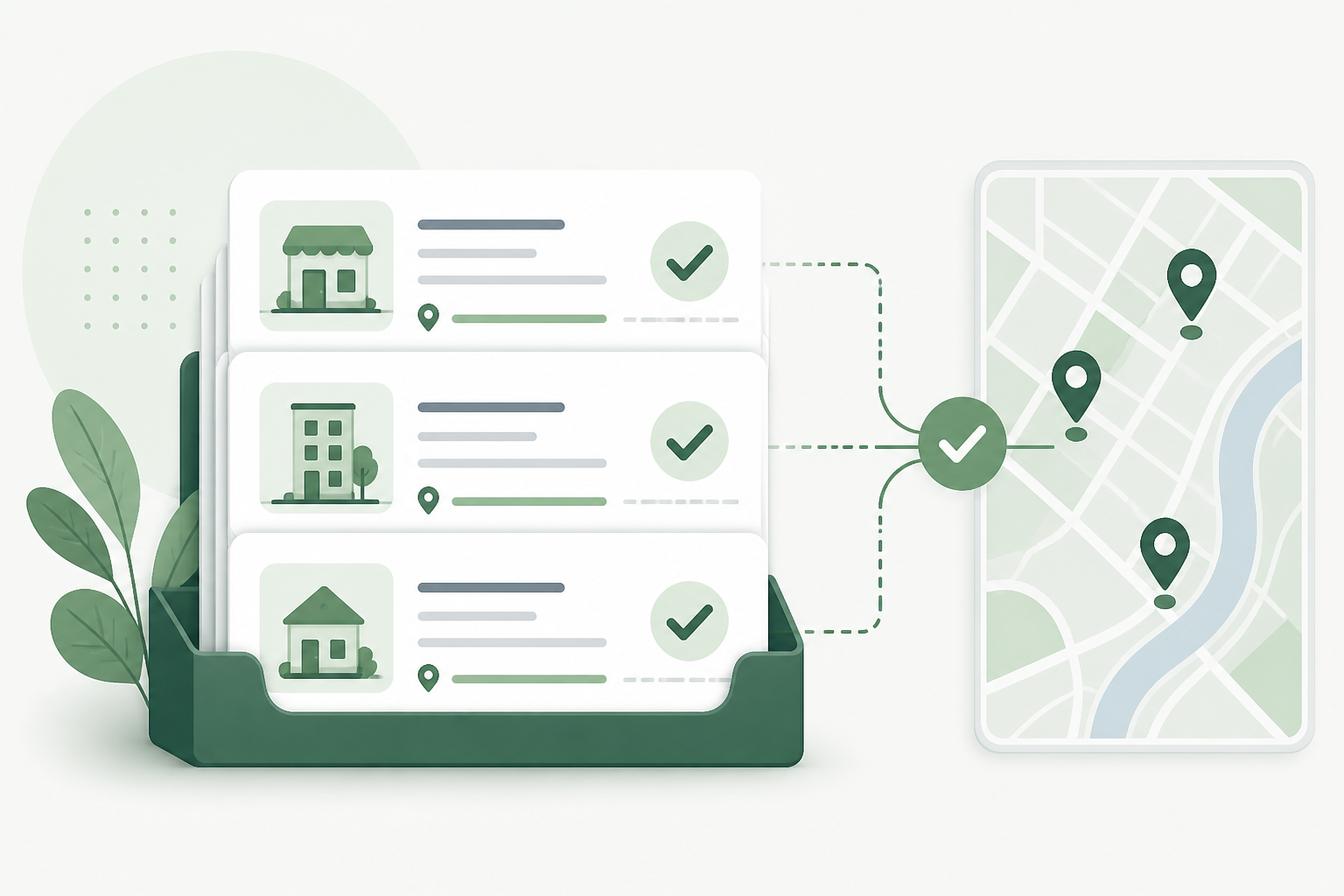 Citation audit and duplicate cleanup illustration